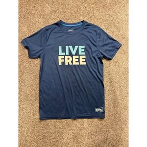 Sonic Drive In T-Shirt Mens Medium Navy Blue Live Free Eat Sonic Graphic Tee